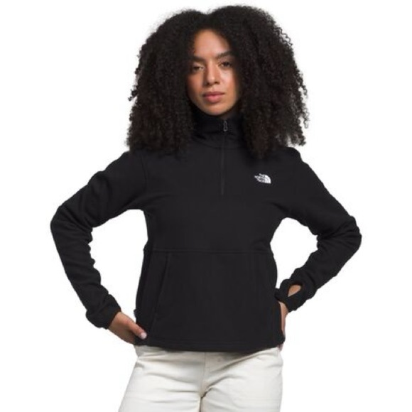 The North Face Alpine Polartec 100 1/4-Zip Cowl Neck Fleece Pullover Jacket Sm - Picture 5 of 5